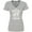 AC-Heather Grey, variant on Tractor Woman Women's V-Neck T-Shirt