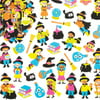 Witch & Wizard Foam Stickers Perfect For Halloween Childrens Arts, Crafts And Decorating For Boys And Girls (Pack of 120), A selection of fun foam.., By Baker Ross Ship from US