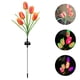 thumbnail image 4 of WORGEOUS Lámpara solar de césped Lámpara de tulipán de tulipán de jardín Luz de paisaje Adorno de luz al aire libre, 4 of 8