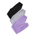 thumbnail image 5 of UACY 3 Pack Girls Sweatpants High Waisted Drawstring Active Joggers Soft Athletic Pants with Pockets for Kids Winter, 5 of 9