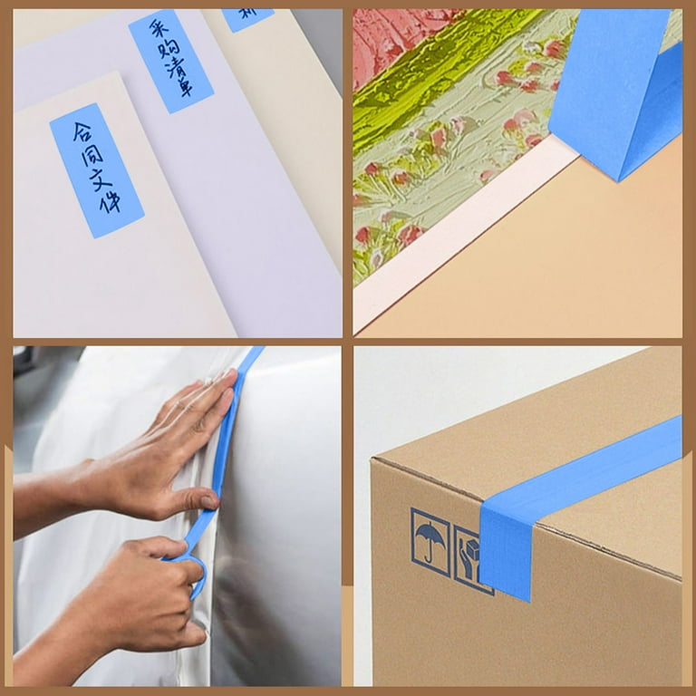 Wiueurtly Poster Board Paper Gift Wrap Change Hand Tear Multi Scene  Suitable For Blue Beauty Paper Without Glue Impermeable Tape