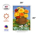 thumbnail image 2 of Toland Home Garden Chickadees And Mums Flower Fall Flag Double Sided 28x40 Inch, 2 of 5