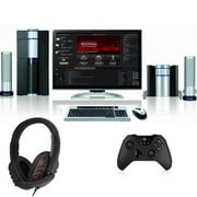 Black Plastic & Leather Adjustable Volume Control USB Wired Stereo Micphone Headphone Mic Headset for Sony for PS3 PC Game