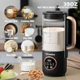 thumbnail image 2 of 8 in 1 Automatic Nut Milk Maker, 10-Blade 35oz Plant-Based Beverage Machine with Delay Start & Self Clean, 2 of 8