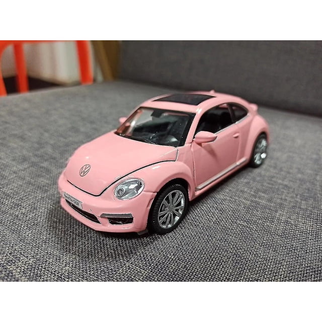 Coche fundido a presión modelo 1/32 Alloy Beetle GSR con luz y sonido