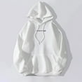thumbnail image 5 of Wamejoo You Are Enough Hoodie Sweatshirt, Dear Person Behind Me Hoodie, Super Soft Plain Hoodie with Pocket Unisex (White, M), 5 of 5