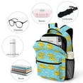 thumbnail image 4 of Cartoon Yellow Duck Pattern Backpack Back to Bag Sport Daypack Light Traveling Bag Laptop Bag for Men And Women 17in, 4 of 7