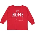 thumbnail image 3 of Inktastic It's Home- State of Oklahoma outline Boys or Girls Long Sleeve Toddler T-Shirt, 3 of 5