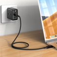 thumbnail image 4 of Cable USB-C a USB-C AceFast Trenzado con Pantalla 2m negro C6-03, 4 of 6