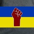 thumbnail image 3 of CafePress - Ukrainian Flag With Fist T Shirt - Women's Traditional Fit Dark T-Shirt, 3 of 4