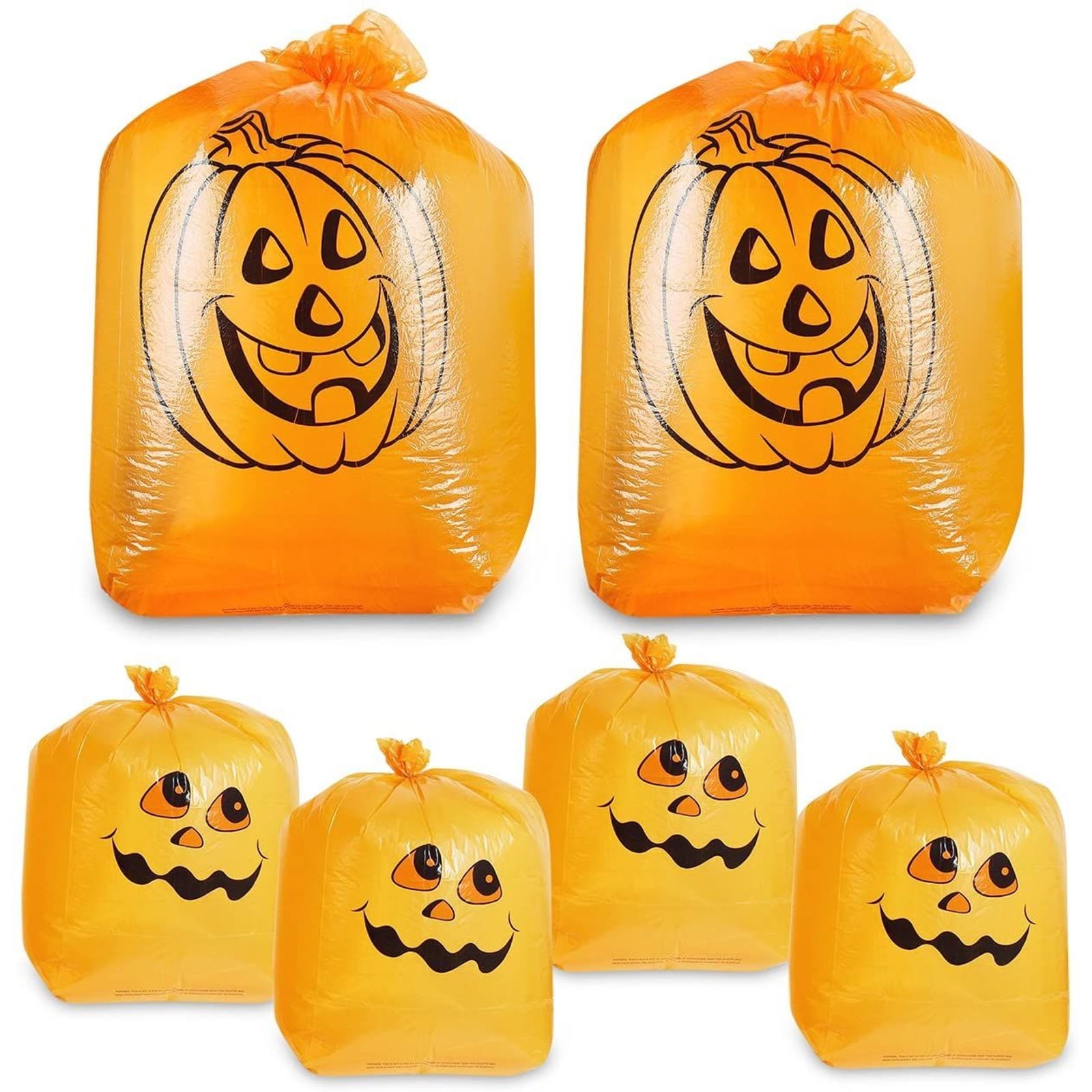 100 pcs Orange Halloween Poly Mailer 10" X 13" Bags Ghost Pumpkin self sealing 