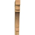 thumbnail image 2 of Ekena Millwork 6"W x 38"D x 46"H Merced Block Rough Sawn Bracket, Western Red Cedar, 2 of 4