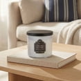 thumbnail image 2 of Mainstays 3-Wick Glass Jar Candle with Decorative Wrap, Orchid Waters, 13 oz, 2 of 7