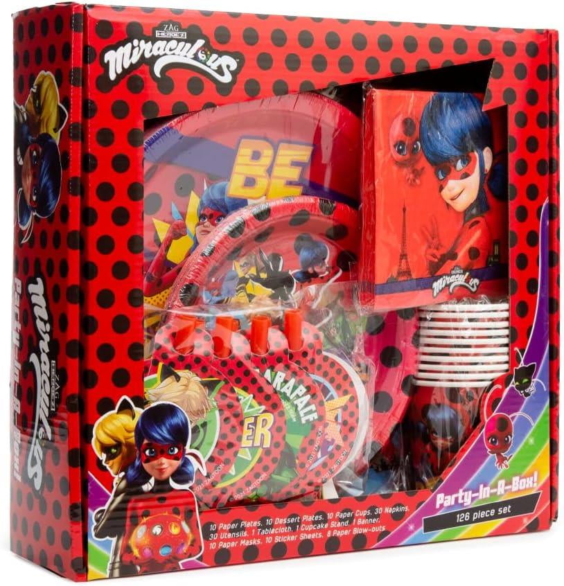 Miraculous Ladybug Paper Plates Set (80)