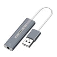 thumbnail image 1 of Tarjeta de sonido externa USB Interfaz de audio de 3,5 mm Micrófono Adaptador de auriculares PC Portátil Convertidor de audio USB Guardurnaity DZ6470-02, 1 of 2
