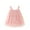 Pink, variant on CHEEREAM Baby Girls Summer Tulle Tutu Dress Birthday Party Tulle Babydoll Dresses Size 6M-5T Beige 2 Years