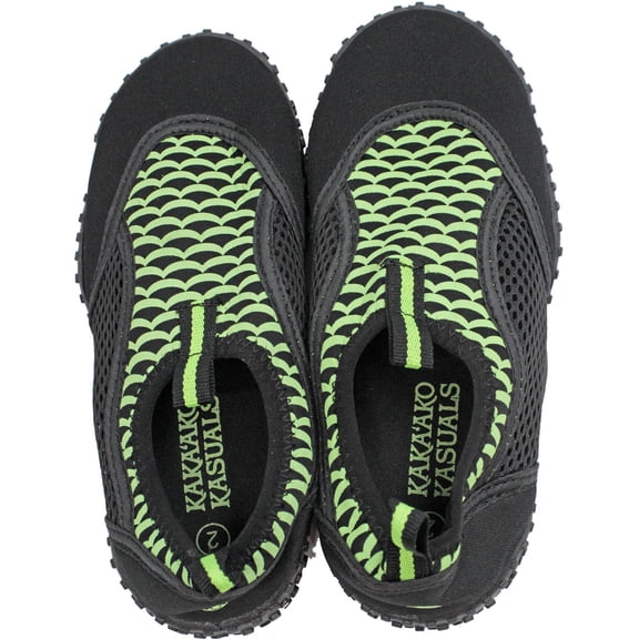 Kakaako Kasuals Unisex Reef Walker US Youth Size 3, Green