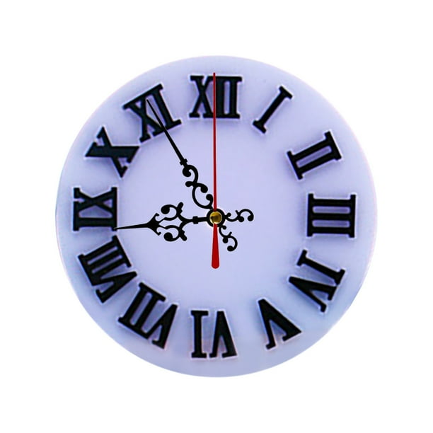 Moule En Résine époxy Pour Horloge, Outil Fait à La Main, Moules En Silicone Pour Artisanat En Résine, Fournitures De Fabrication De Bijoux, 1 Pièce