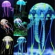 thumbnail image 2 of Decoración Acuario - Medusas Artificiales Fluorescentes - Silicona Naranja. Afortunado Sencillez, 2 of 4