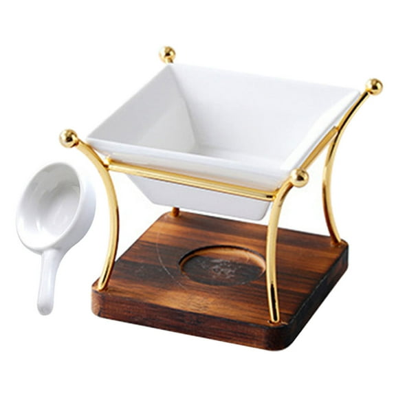 Niceauty 1 Set Wax Warmer For Wax Melts Ceramic With Iron Base For Home Users And Office Workers