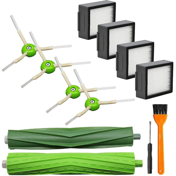 Accesorios para robot aspirador accesorios para cepillo lateral principal (color: como se muestra en la imagen) 1+4+4 juego de 12 piezas