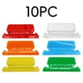 thumbnail image 4 of 10 PCS Hanging File Folder Tabs – 3 Inch Clear Plastic File Folder Tabs with Inserts, for Hanging Files, Office Filing Organization, Back to School Supplies, 4 of 8