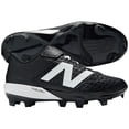 thumbnail image 6 of New Balance Mens 4040V8 Low TPU Molded Baseball Cleats Black/White 10.5, 6 of 6