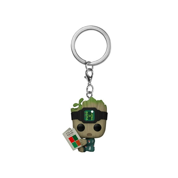Funko Pop! Keychain: I Am Groot - Groot in Onesie with Book