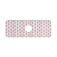 thumbnail image 7 of Yayeee Faucet Mat for Kitchen Sink 14.7" Diatomite Long Splash Guard Pad, Blue Stripes Lobster Pattern, 7 of 7
