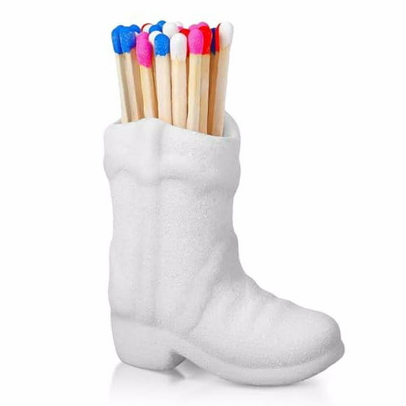 Redempat Impact-resistant Ceramic Match Holder Scratch-proof And Anti-flame Exquisite Craft Boot Match Holder