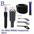 thumbnail image 1 of Car Wash Water Gun Pipe High Pressure Car Washer Water Cleaning Extension Pipe For for Karcher Bosch Black Cleaning Machine, 1 of 5