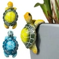 thumbnail image 2 of NOVELAR Resin Turtle Statue, 3.1 Inches Long, Lifelike Outdoor Decor, Perfect for Garden, Yard, or Poolside Accent, 2 of 7