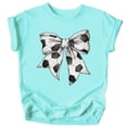 thumbnail image 2 of Soccer Bow Shirt for Girls and Toddlers Cute Girly Soccer Tee for Sporty Kids Chill Shirt 12 Months, 2 of 4