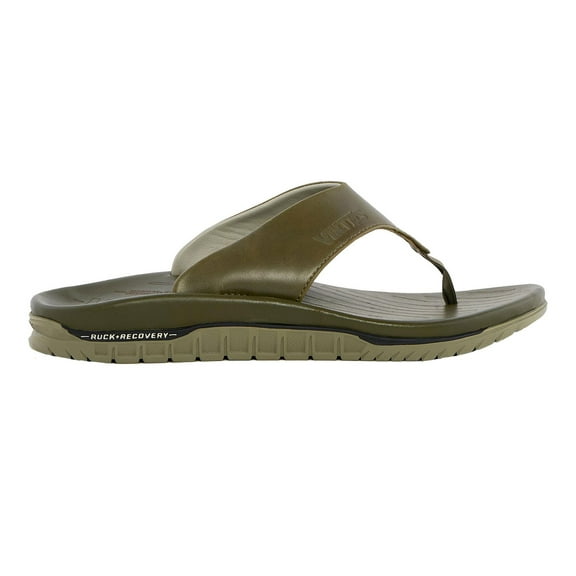 VIKTOS Adult Male Ruck Recovery XC Leather Sandals, Canteen, Size: 12 (1104005)