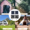 thumbnail image 4 of Exhaust Ventilation Cooling Fan, Solar Powered Attic Ventilator Exhaust Fan for Outdoor Pet House Utility Room, 4 of 7