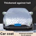thumbnail image 5 of JNXYL Car Cover Against Hail Windproof Car Hail Protector with Reflective Strips Thicken Hail Blanket for SUV Truck Sedan Hatchback Coupe, 5 of 7