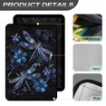 thumbnail image 5 of XYZCANDO Floral Dragonfly RV Door Window Shade Stylish RV Decor Foldable RV Sun Shade for Women RV Window Curtains for Inside Camper Camper Blackout Shades Fits for RV Interior Door Window Black, 5 of 7