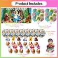 thumbnail image 6 of Alice in Wonderland Plates Tableware Balloons Party Supplies Cake Topper Banner Decorations Birthday Decor Banner Backdrop, 6 of 7