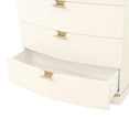 thumbnail image 5 of La Terrazza 5-Drawer Chest - Creamy Pearl, 5 of 11