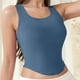 thumbnail image 5 of Top de poliéster para mujer, con tirantes de color liso y ventilación en el interior., 5 of 6