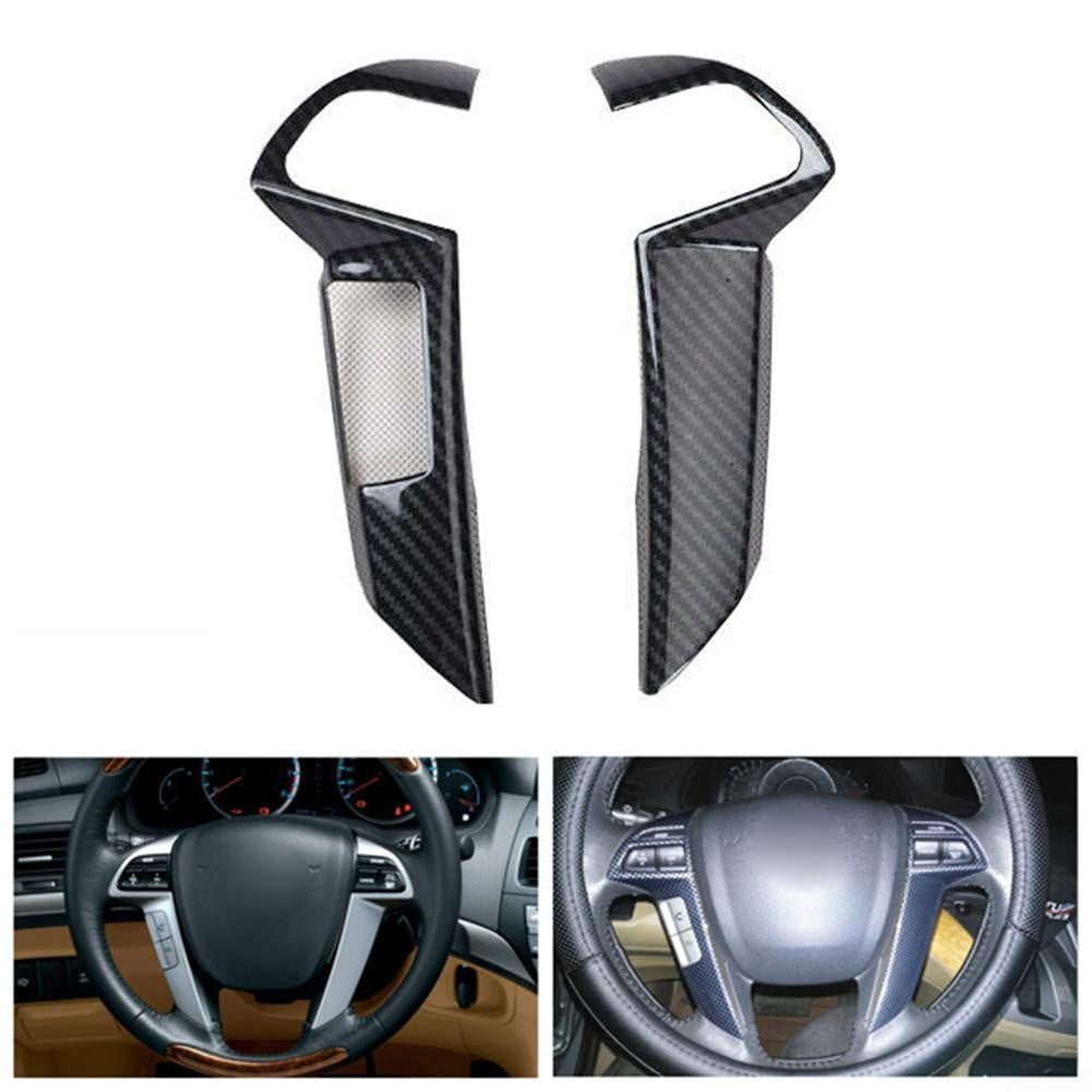 Black Genuine Leather Car Steering Wheel Cover for Honda Civic 8 for Acura CSX 