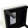 thumbnail image 3 of Steve Silver Aubrey Black Upholstered Side Chair, Set of 2, 3 of 6