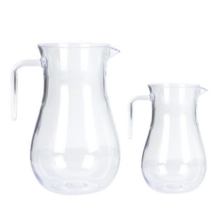 Yirilan Glass Pitcher, 2 Liter/68 OZ Water Pitcher with Lid and Spout,  Large Pitchers for Drinks,Glass Water Carafe,Glass Jug,Beverage Pitcher. -  Yahoo Shopping