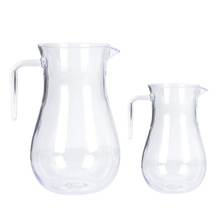 

BESTONZON 2pcs Clear Acrylic Wine Pot Shatter-Proof Water Pitcher Red Wine Pot Iced Tea Pitcher