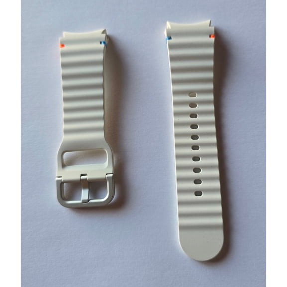 Open Box Samsung SAMWB-Sport Band (S/M)(waves) Watch Band Set,20mm Cream
