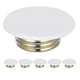 thumbnail image 1 of 8pcs Fire Sprinkler Cover Plate - White Concealed Flat Cover - Sprinkler Head Escutcheon Plate Replacement Parts For Ceiling Indoor-Outdoor, 1 of 4