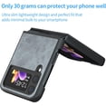 thumbnail image 6 of for Samsung Galaxy Z Flip 4 5G 2022 Case, Slim PU Leather Case Lightweight Protective Case for Samsung Galaxy Z Flip 4 5G 2022 (Gray), 6 of 8