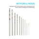 thumbnail image 3 of Broca Helicoidal Manual Ergonómica Brocas Manuales Ajustables Con Cabezales De Perforación Mini Brocas Helicoidales Portátiles Taladro Manual De Precisión Inoxidable Para Carpintería En El Hogar En Cateissary TO004234-00, 3 of 7