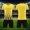 A311 Yellow, variant on Trikvn Youth Boys Gym Outfit 2 Piece Workout Shirt and Athletic Shorts Set Relaxed Fit Elastic Waist Quick Dry Breathable Material for Soccer Summer Activewear