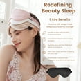 thumbnail image 7 of THXSILK Hyaluronic Acid(HA) Sleep Eye Mask, Pure Silk Eye Masks for Sleeping, 100% Natural Mulberry Silk Eye Mask with Adjustable Strap, Black, 7 of 7